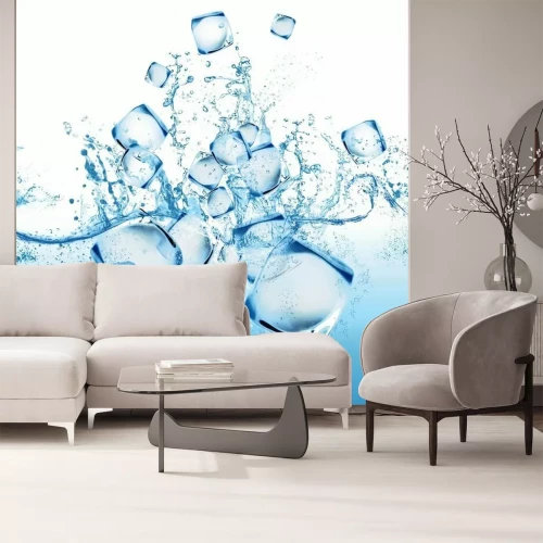 Sticker Ice Cube und Spritzwasser