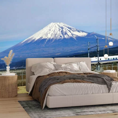 Sticker Mt. Fuji und die Bullet Train