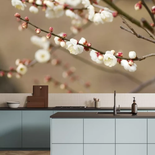 Sticker Kleine Blumen auf einem Zweig