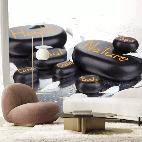 Sticker Spa Steine ​​hautnah