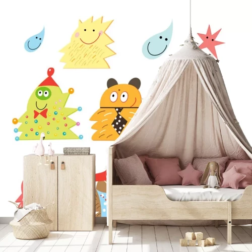 Sticker Funny Monsters