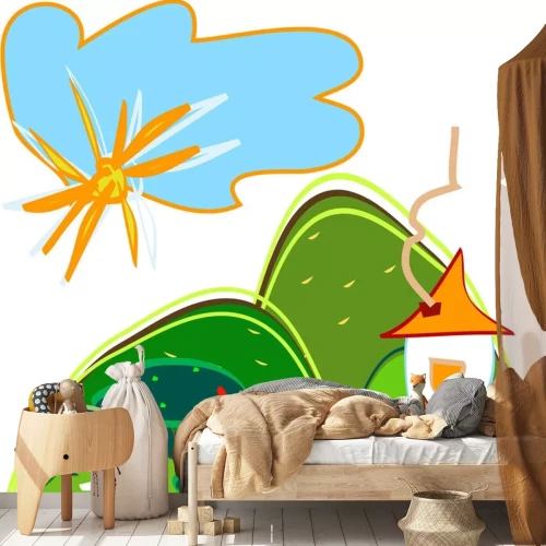 Sticker Kind wie Zeichnung