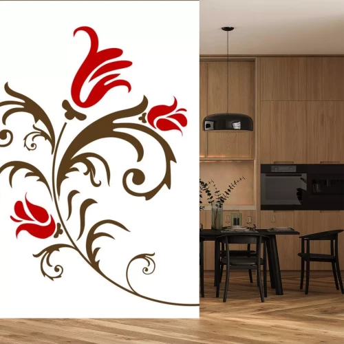 Sticker Blume in Form eines Ornaments