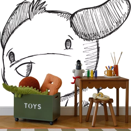 Sticker Skizze vom Hund