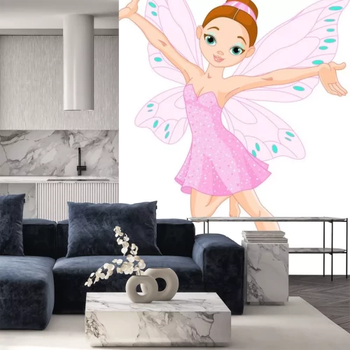 Sticker Nette rosa Fee