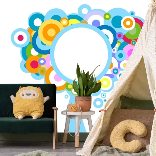 Sticker Stilisierte Baum Rahmen