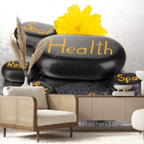 Sticker Spa Steine ​​hautnah