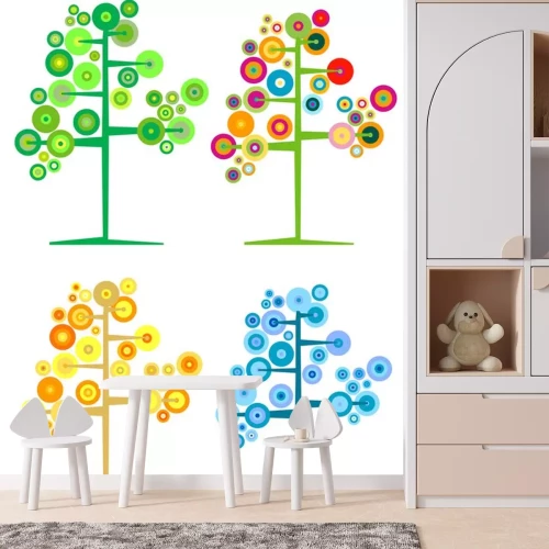 Sticker saisonale Bäume