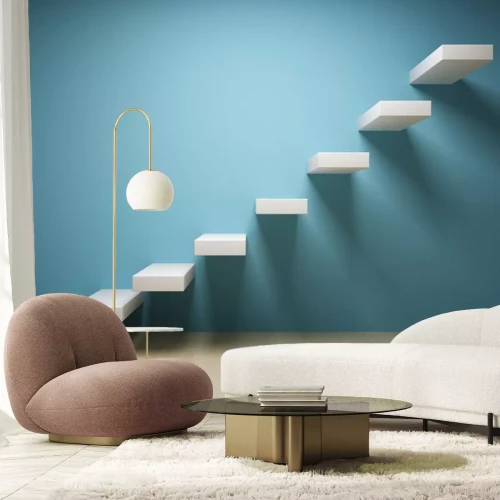 Sticker Abstrakt Treppen