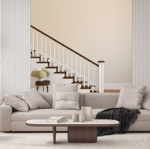 Sticker Treppenhaus im modernen Haus.