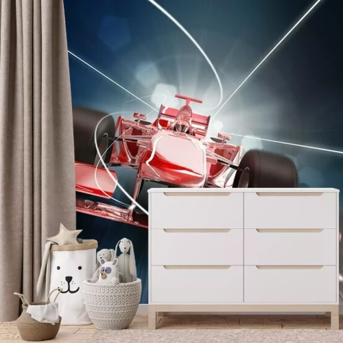 Fototapete 3d render, formula one car concept