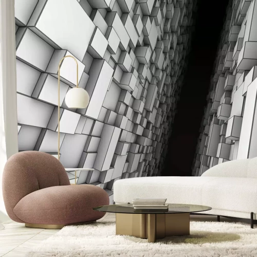 Sticker Abstrakter Tunnel im minimalistischen Stil