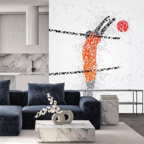 Sticker Volleyball-Spieler