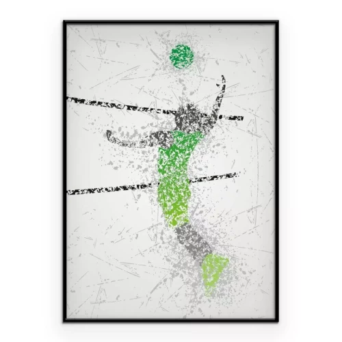 Poster Volleyball-Spieler