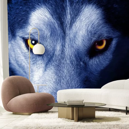 Sticker Wolfsaugen gelb