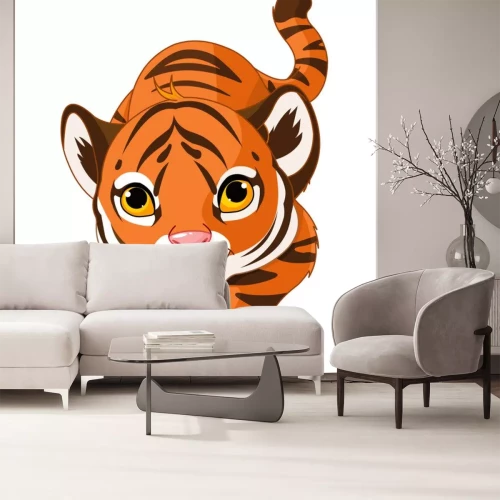 Sticker Tiger schleicht sich heran Grafik
