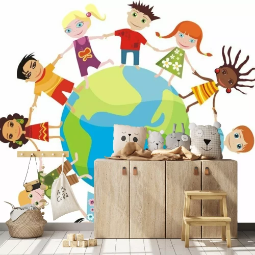 Sticker Kinder der Welt