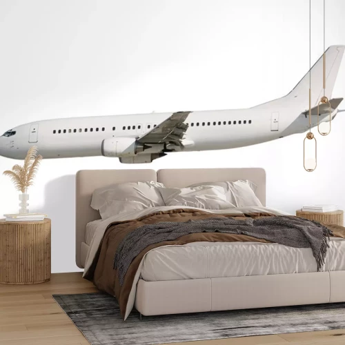 Sticker White Flugzeug