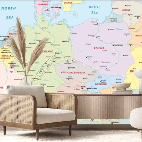 Sticker Zenraleuropa, Mitteleuropa