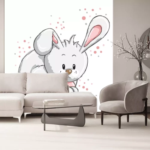 Sticker Nette Kaninchen - pink Details