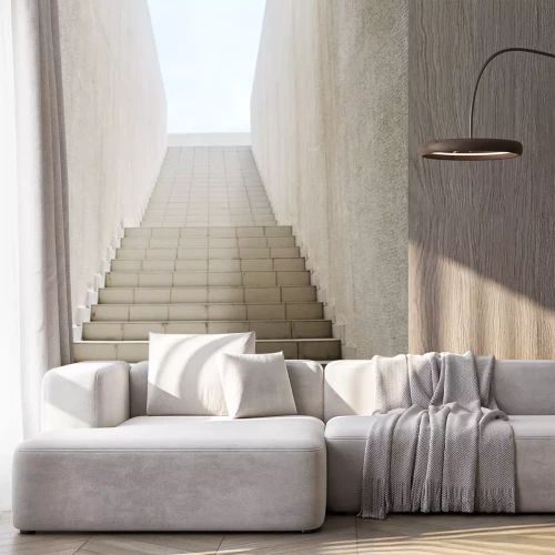 Sticker Lange Treppe mit vielen Stufen