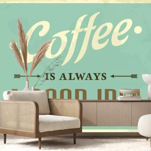 Sticker Retro-Art-Kaffee-Plakat