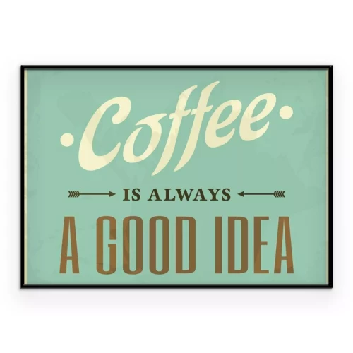 Poster Retro-Art-Kaffee-Plakat