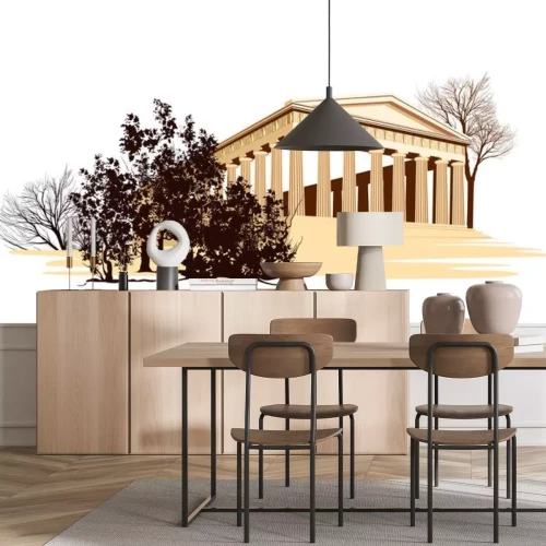 Sticker antiken Griechenland Tempel