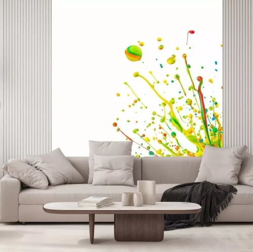 Fototapete Spritzende Farben