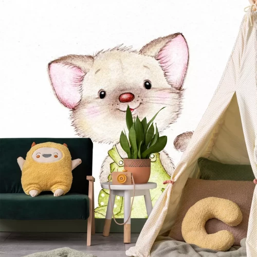 Sticker Latzhose Kätzchen