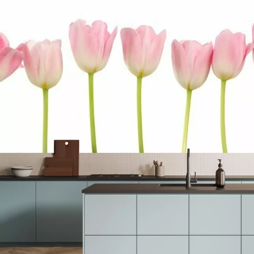 Sticker Zart Rosa Frühlings Tulpen