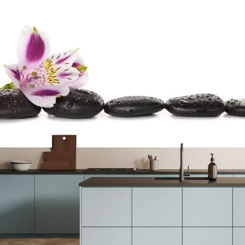 Sticker Steine ​​und Lilie