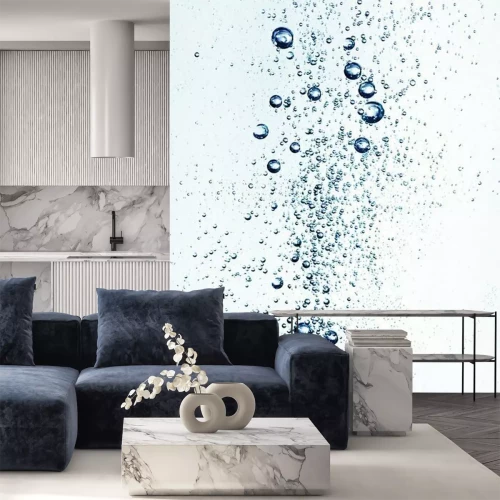 Fototapete Mineralwasser mit Kohlensäure