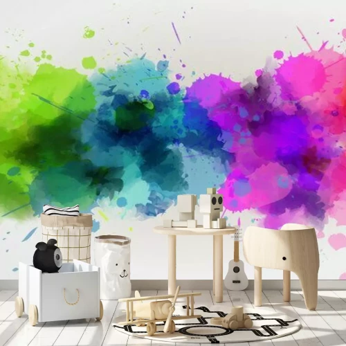 Fototapete Farbflecken