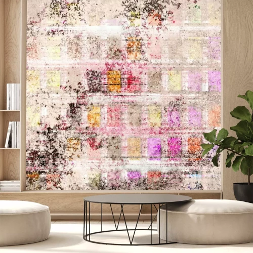 Fototapete Bunte abstrakte Wand