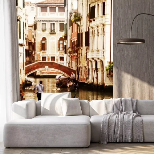 Fototapete Malerische fotografie mit venedig