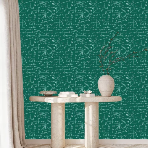 Tapete Trigonometrische Formeln auf der Tafel