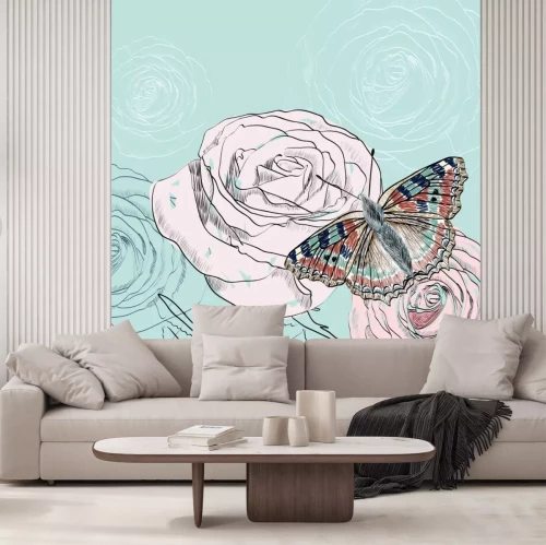 Sticker Schmetterling