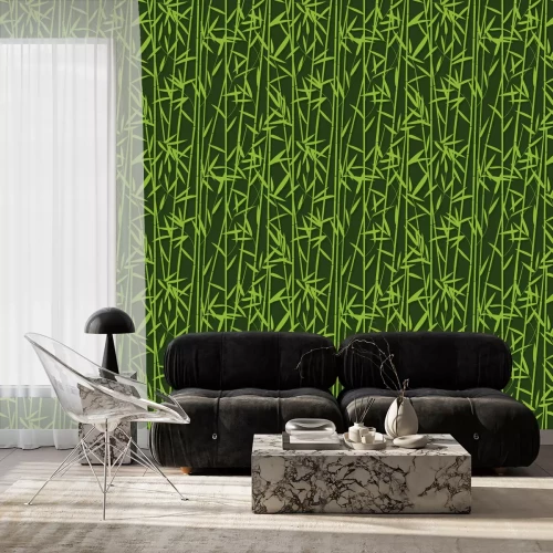 Tapete Minimalistischer Bambuswald