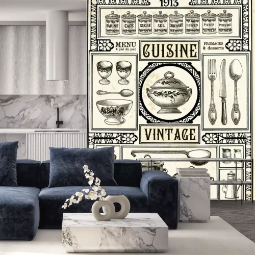 Fototapete Vintage-Küche