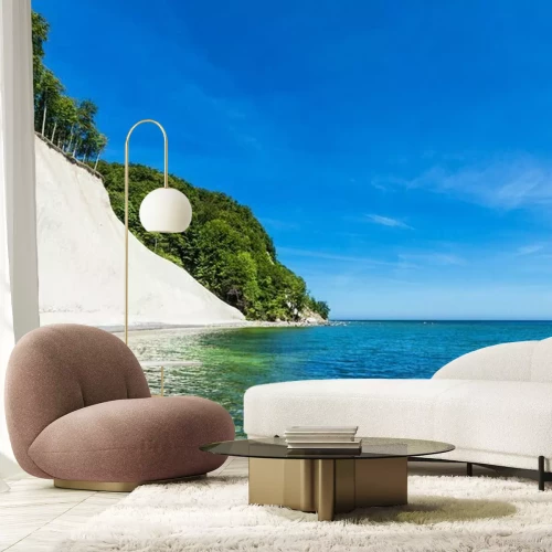 Fototapete Kreidefelsen am Meer