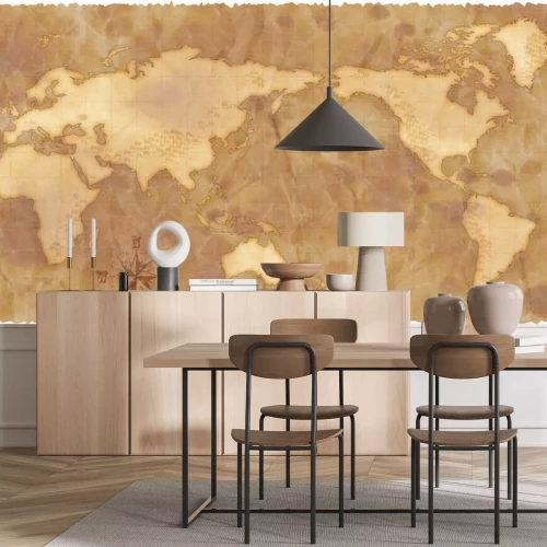 Sticker アンティーク 風 な 世界 地図