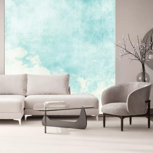 Fototapete Himmel auf gealtertem Motiv