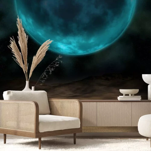 Fototapete Mensch und Planet