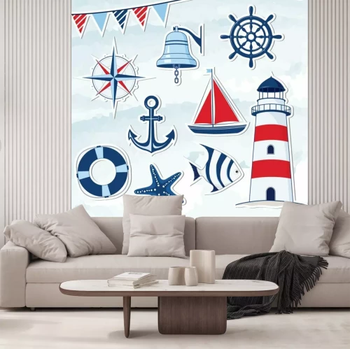 Sticker Meer Strand und maritime Akzente