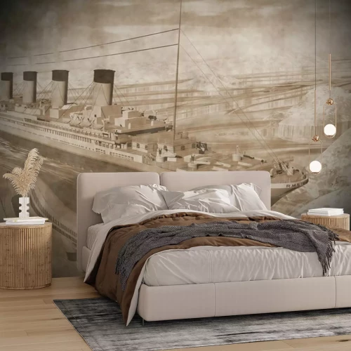 Fototapete Titanic auf See