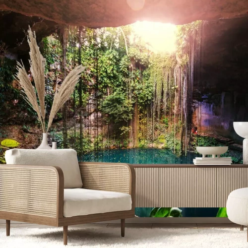 Fototapete Natürlicher Karstbrunnen