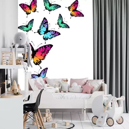 Sticker Neon-Schmetterlinge