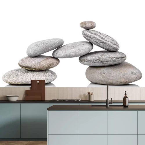 Sticker gruppo di Pietre in fondo bianco