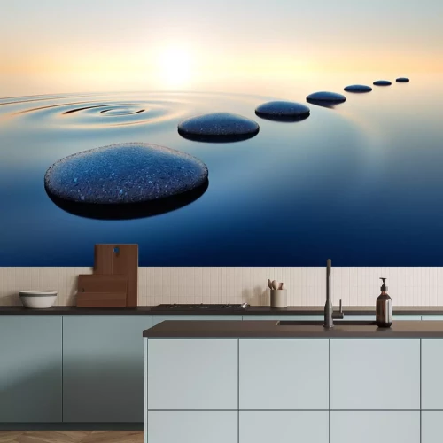 Sticker Steine ​​im Wasser